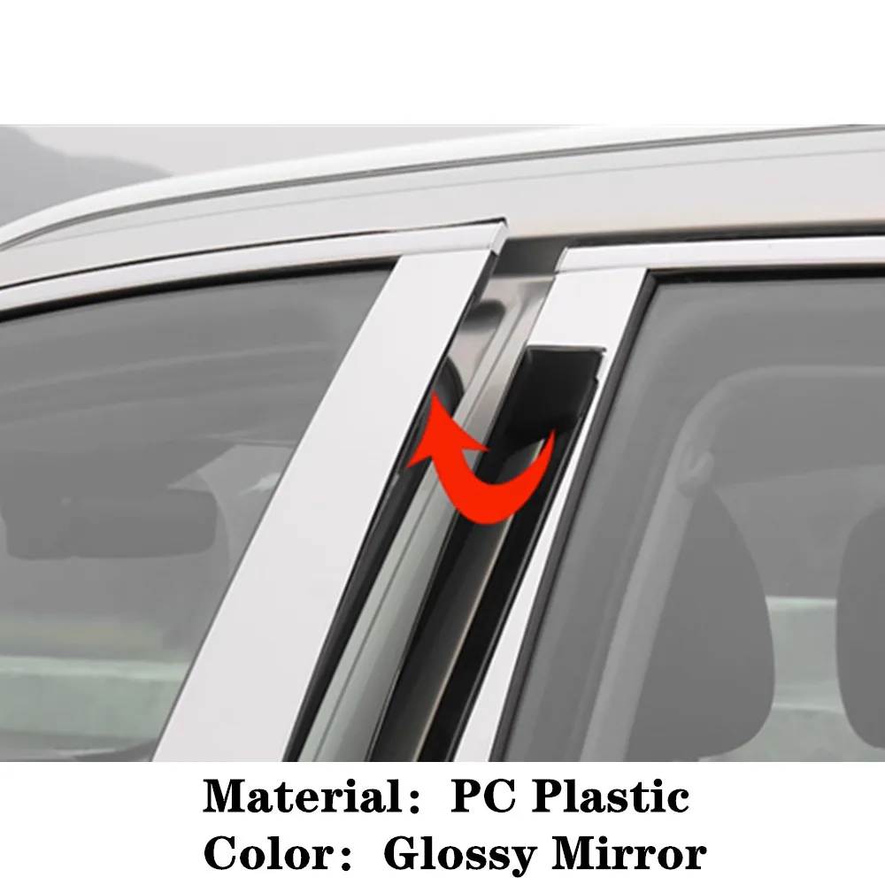 ТПУ/глянцевая зеркальная стойка для Toyota FJ Land Cruiser 2006-2017/300 LC300 2022 2023 отделка двери
