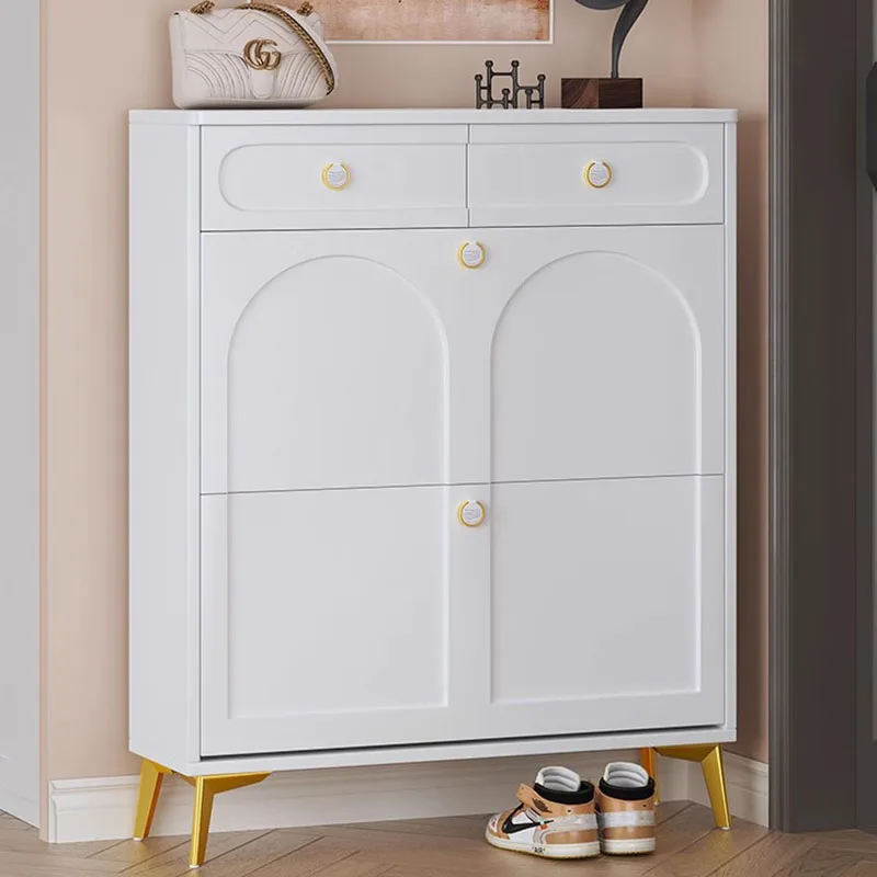 Обувные шкафы органайзер для обуви белого цвета гостиной