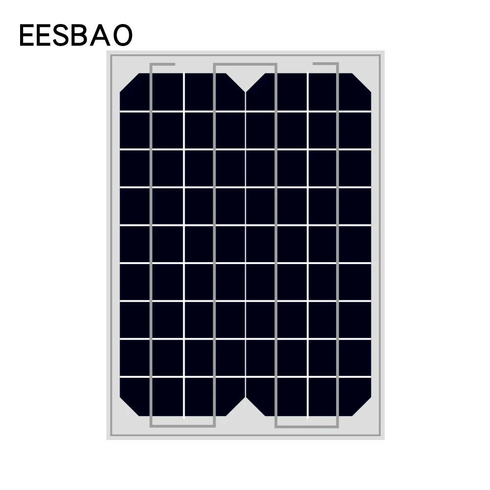 

New efficient monomer 50w 60w 90w 100w 120w solar panel system 12v photovoltaic module power factory direct sales