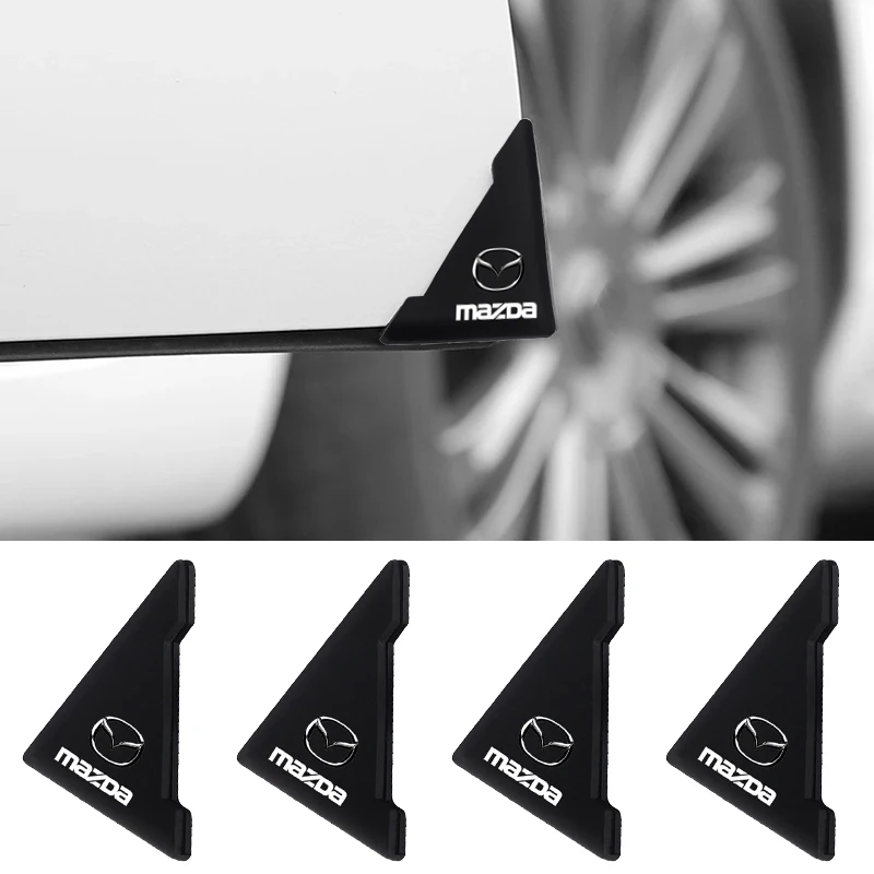 Фото 2 шт. силиконовые наклейки на угловую крышку двери автомобиля для Mazda 2 3 5 6 Atenza Axela Demio M5 Ms CX3 CX5 CX30 MX5 CX7 RX8 №1