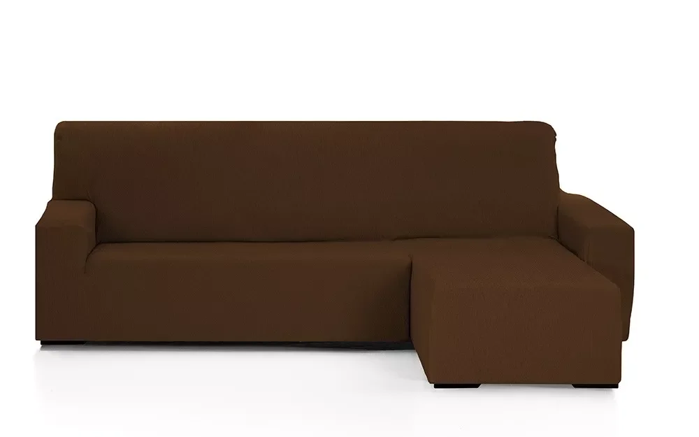 

NEW IN Chaise Longue sofa cover model Emilia | Color-Brown, chaise longe position-short right arm