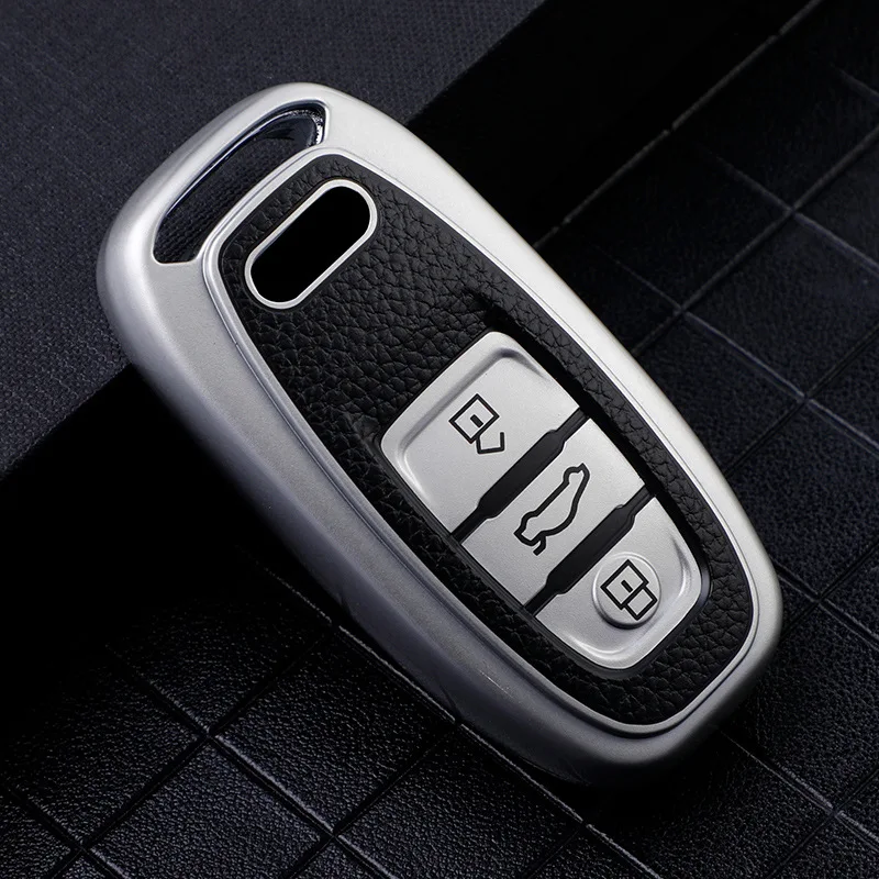 

Leather TPU Car Key Cover Case Protect Bag For Audi A1 A3 A4 A5 A6 A7 A8 Quattro Q3 Q5 Q7 S4 S5 S6 S7 S8 R8 TT B5 B6 Accessories