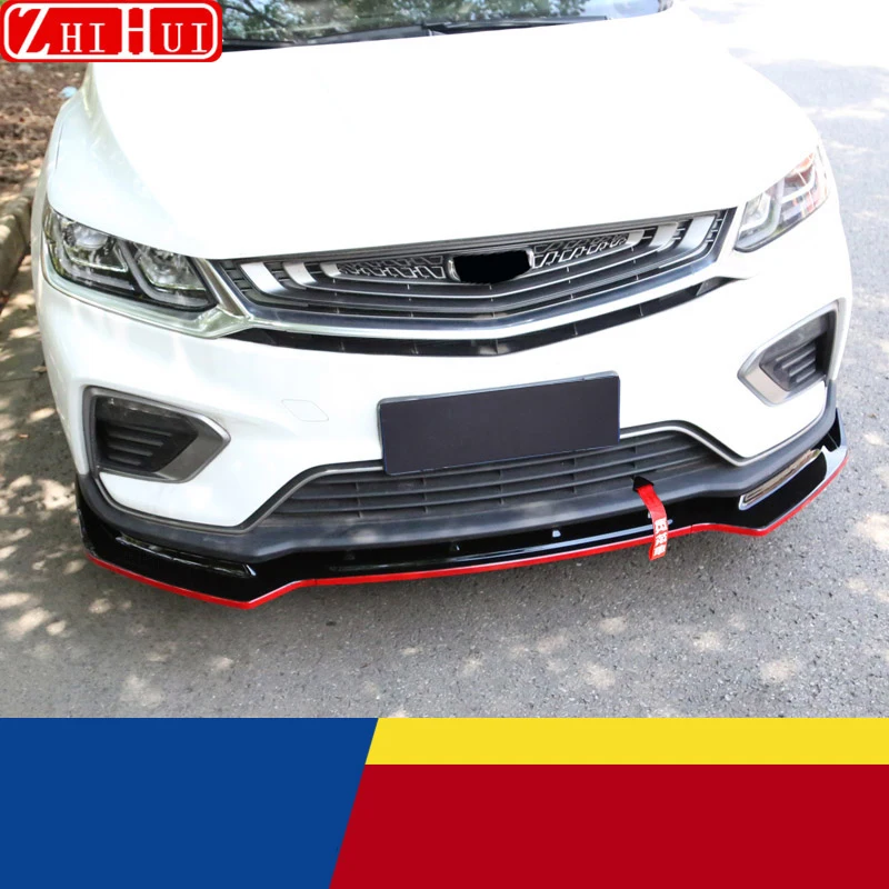 

Car Styling Front Shovel Front Bumper Canard Lip Splitter Body Shovels For Geely Coolray SX11 2019 2020 2021 2022 Accessories