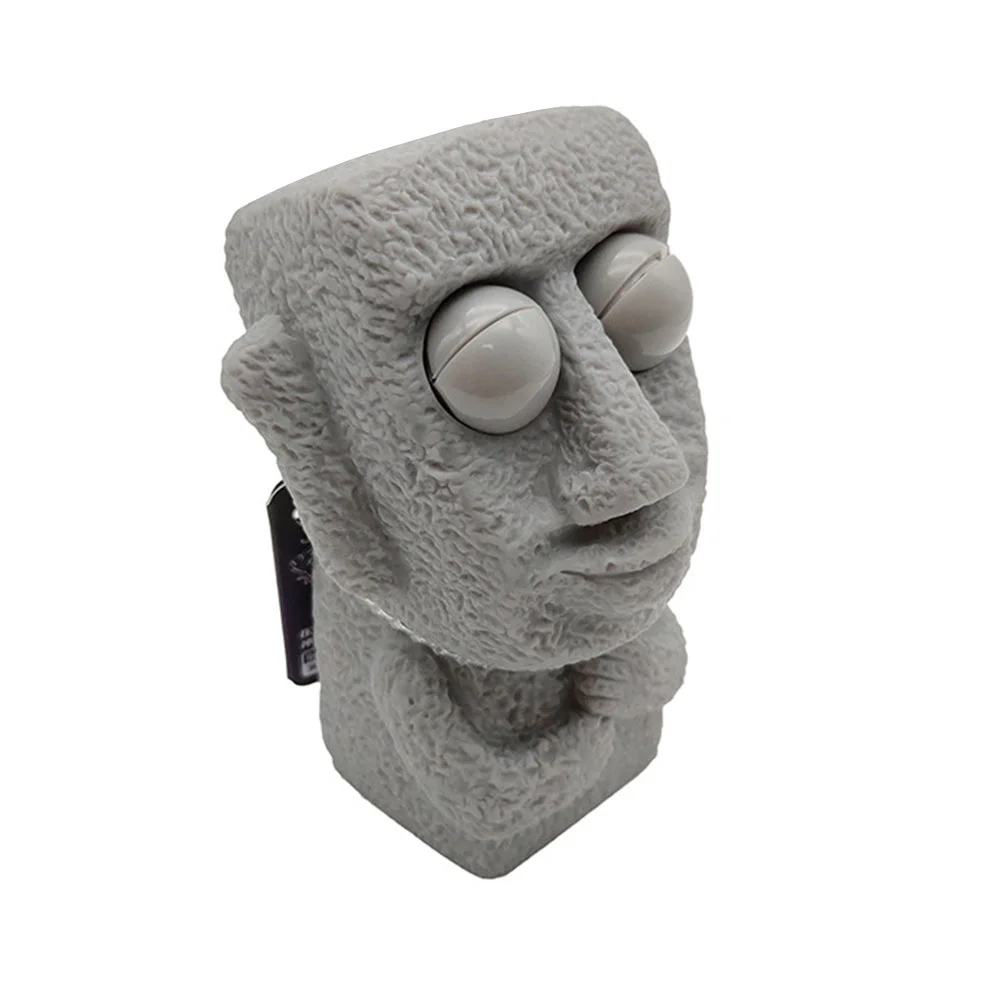 

Vent Toy Anxiety Relief TPR Stress Plaything Decompression Moai Squeeze Stone Shaped Flying Toys Cool things Island﻿