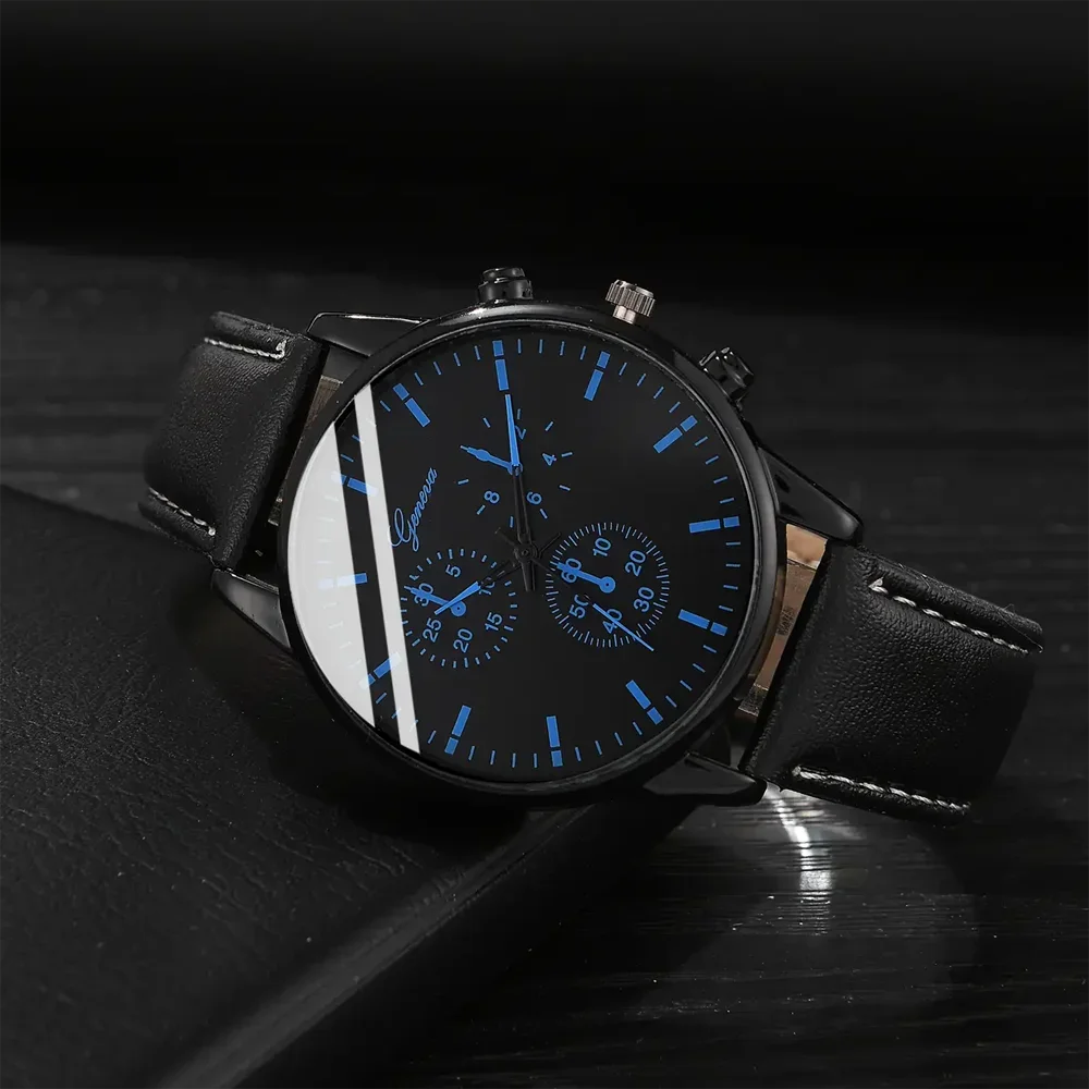 Ультратонкие Минималистичные Мужские Кварцевые Наручные Часы С Ремешком Из