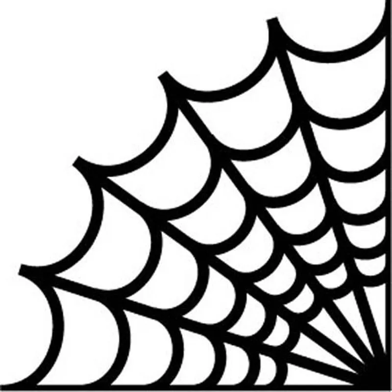 

Z309# Car Stickers decor Motorcycle Decals Cartoon Fashion SPIDER WEB Decorative Accessories Creative Sunscreen Waterproof