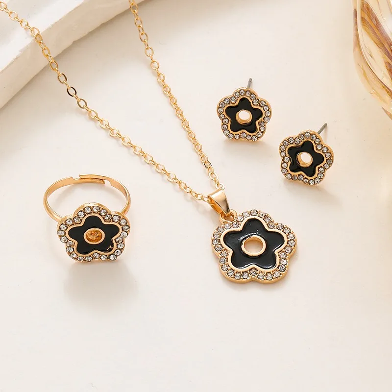 Ювелирные изделия Модный высококачественный Ювелирный Комплект с пятилистьями
