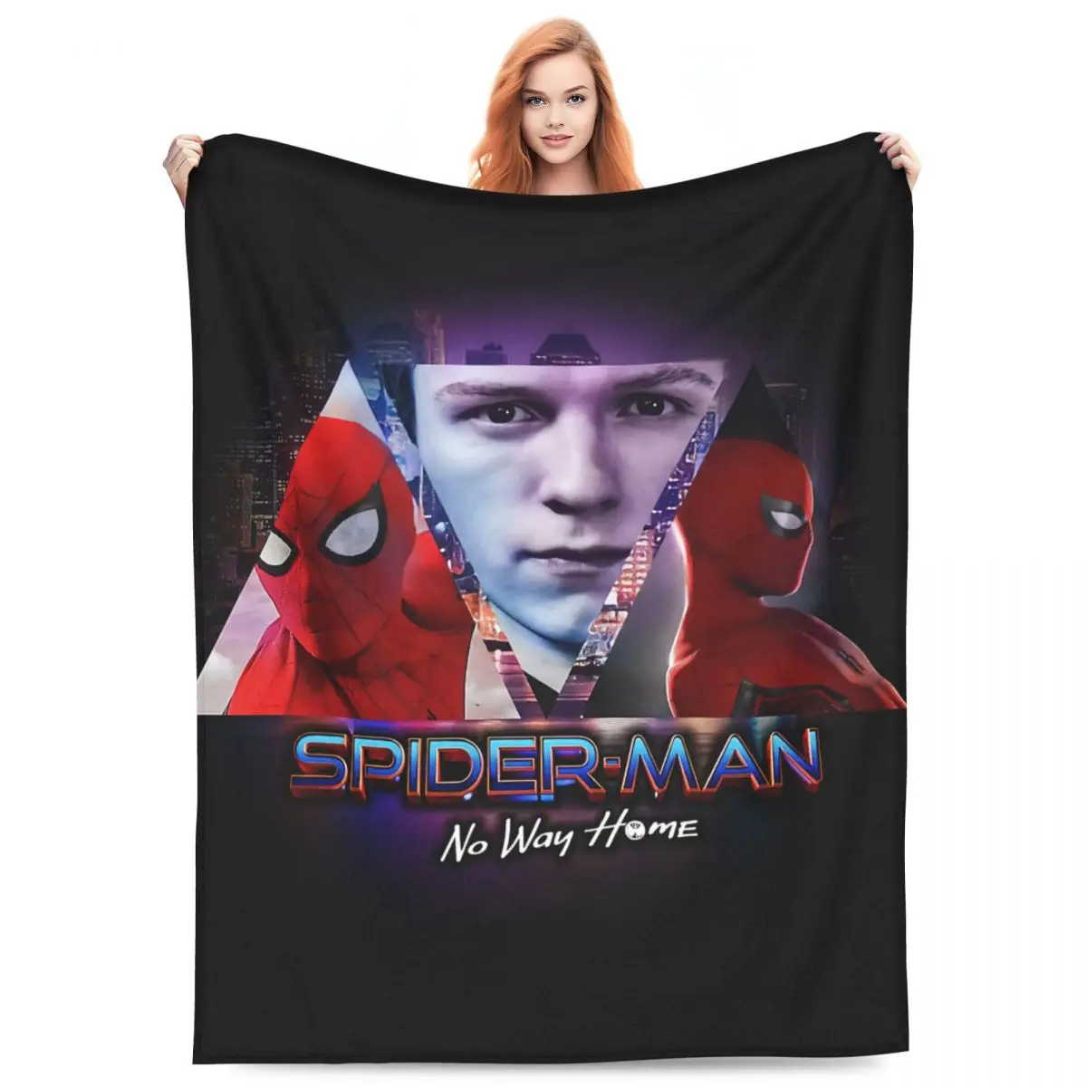 Супер теплое одеяло Tom Holland подстилка Паук нет дороги для дома искусственное