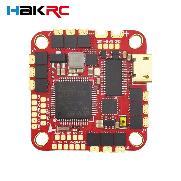HAKRC F722 F7 40A AIO Dual USB Flight Control 4IN1 BLS ESC 2-6S 25.5mm For DJI HD VTX CADDX CRSF STACK TMOTOR FPV Racing Drone