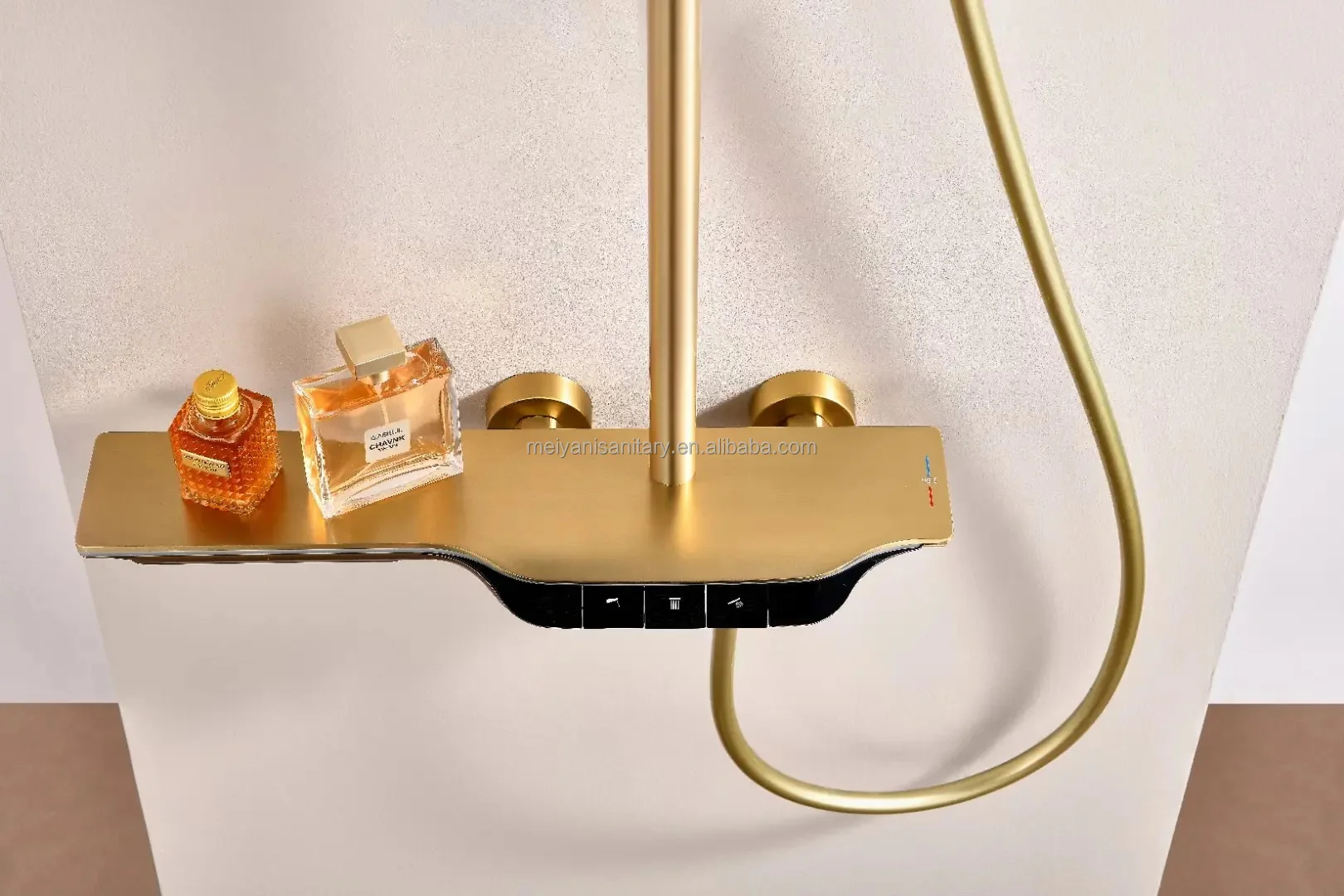 MYN Tiktok модный роскошный золотой настенный держатель для ванной комнаты с горячей
