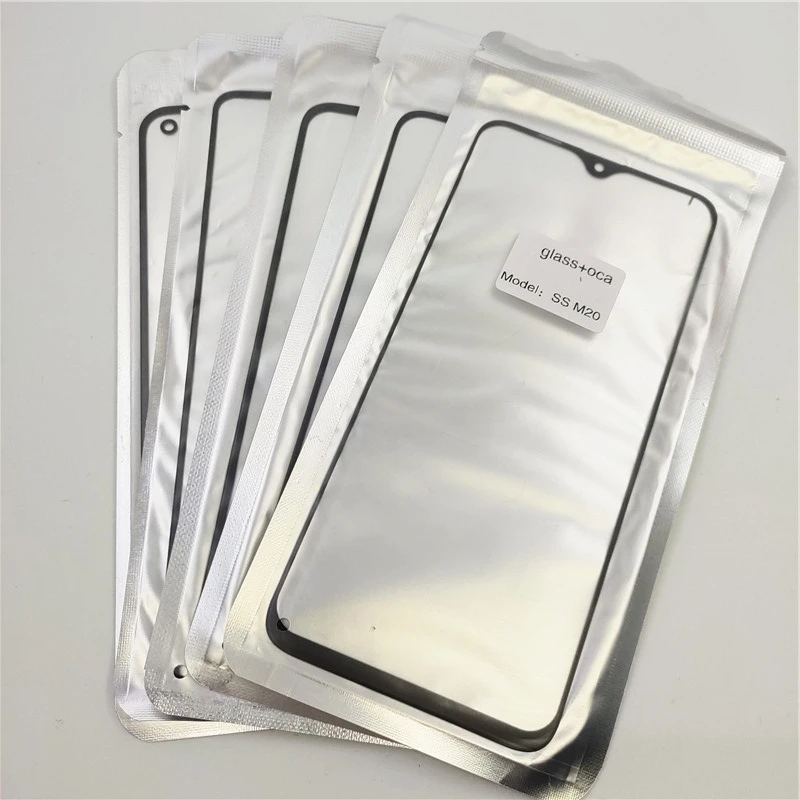 Стекло сенсорного экрана с OCA для Samsung M10 M10S M11 M12 M20 M20S M21 M30 M31 M41 M51 M71