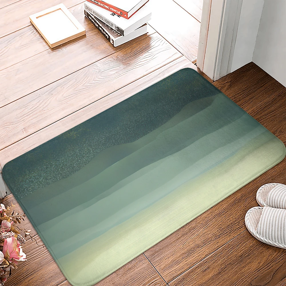 

Gray-green sky Carpet Entrance Doormat Bath Floor Rugs Absorbent Mat Anti-slip Kitchen Rug for Home Decorative Foot mat