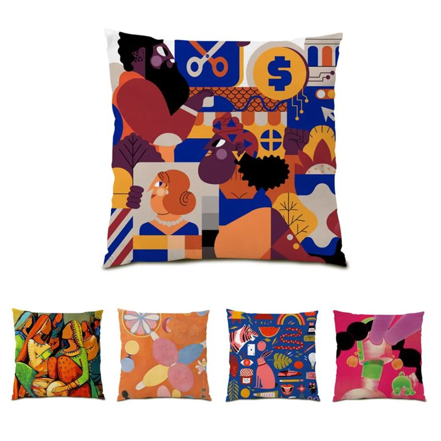 

Velvet Pillowcase Home Decoration Accessories Cushion Cover Luxury Color Picture Decorative Pillows for Bed Art Sofa Decor E0499