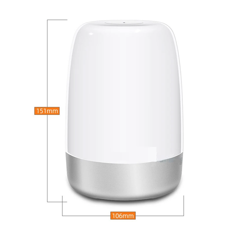 Прикоснитесь пробуждайте ночник с симуляцией восхода солнца Будильник 2 способа