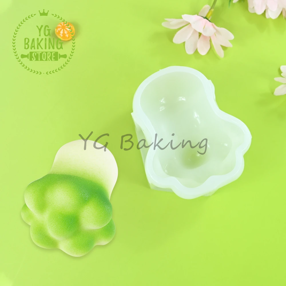 Милый китайский дизайн капусты шоколадная силиконовая форма 3D для молочного