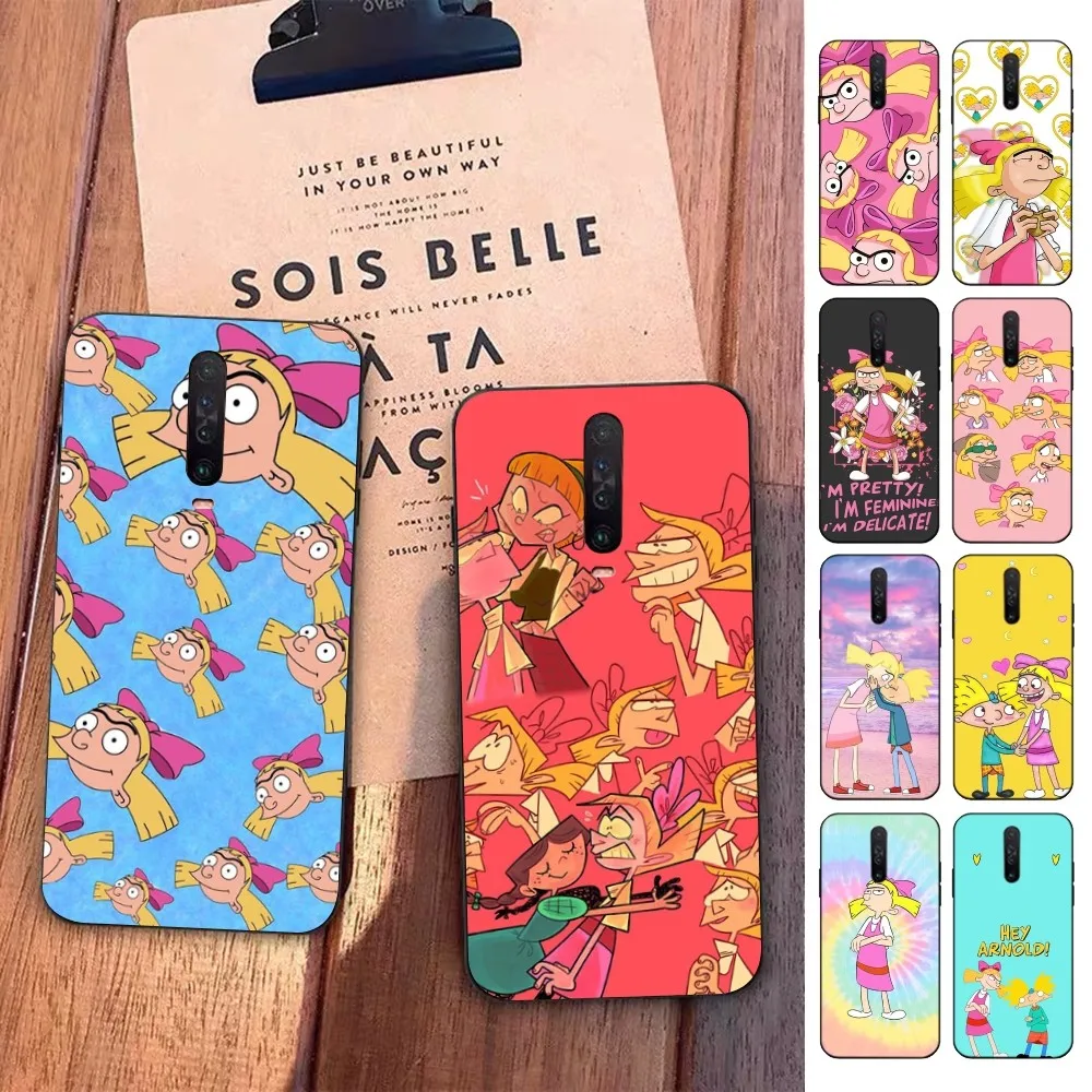 Чехол для телефона Hey Arnold Helga Bonito Redmi 5 6 7 8 9 10 Plus Pro A GO K20 K30 K40 F3 Fundas