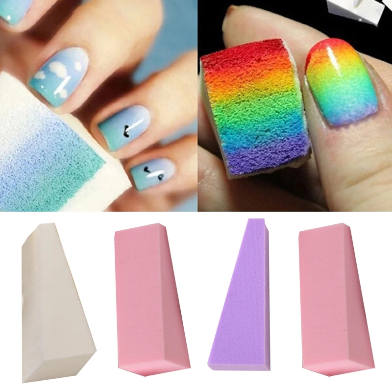 

Nail Art Transfer Sponge Soft Triangle Nail Gradient Nail Polish Puff Manicure Painting Pat Sponge Salon Supply DIY Gel UV Tool