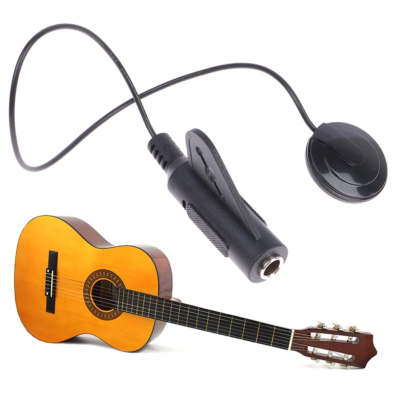 

Портативный Пикап для гитары, профессиональный пьезоконтактный микрофон, пикап для гитары, скрипки, банджо, мандолина, укулеля, аксессуары для гитары