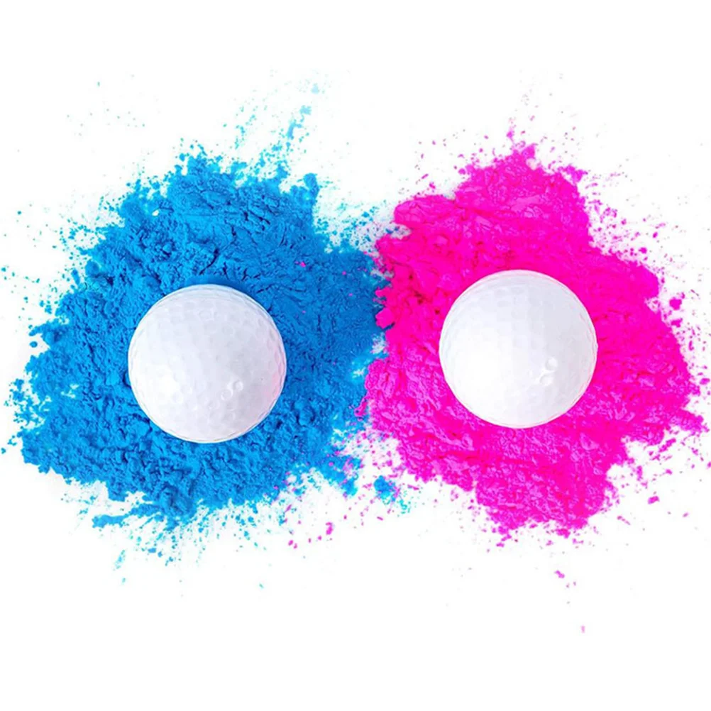 

2Pcs Birthday Party Gender Reveal Powder Balls Banquet Smoke Powder Bombs