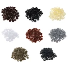 Лидер продаж, 50 шт., автомобильная белая крышка на шарнире, фитинг для номерного знака, Самонарезающий винт для номерного знака, винтовая крышка, s Винты, заглушки