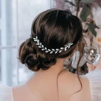 a405 rhinestone wedding comb women headpiece bridal hair accessories handmade head jewelry crystal bride headdress hair clips