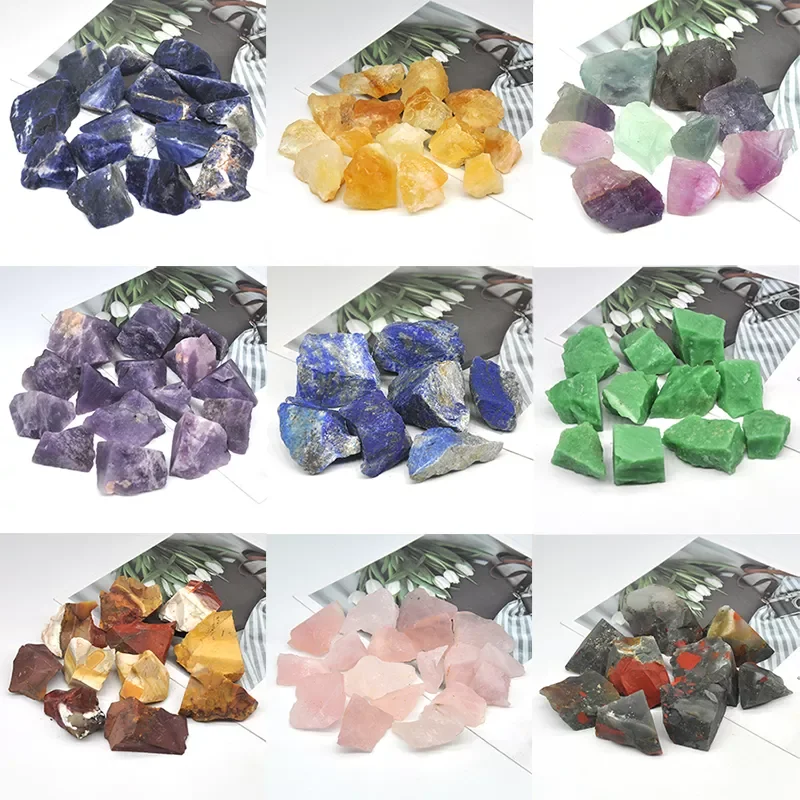 

Natural Raw Stones Quartz Minerals Specimens Bulk Tumbled Stones Healing Crystals Reiki Gemstones Collection Home Aquarium Decor