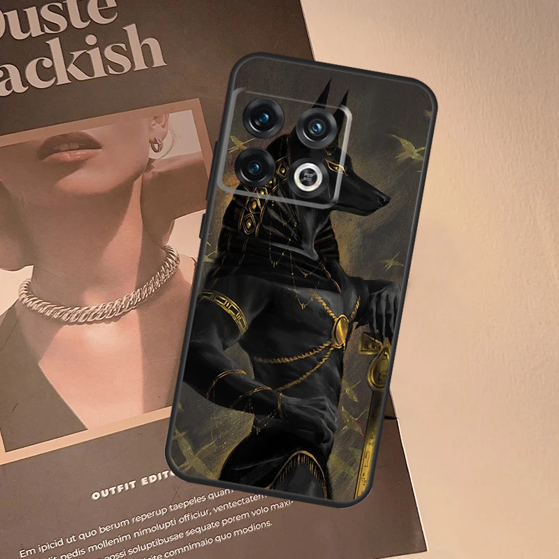 Чехол Anubis с изображением древнего египетского Бога для OnePlus Nord 3 2T N10 N20 N30 CE 2 Lite 11 10 9