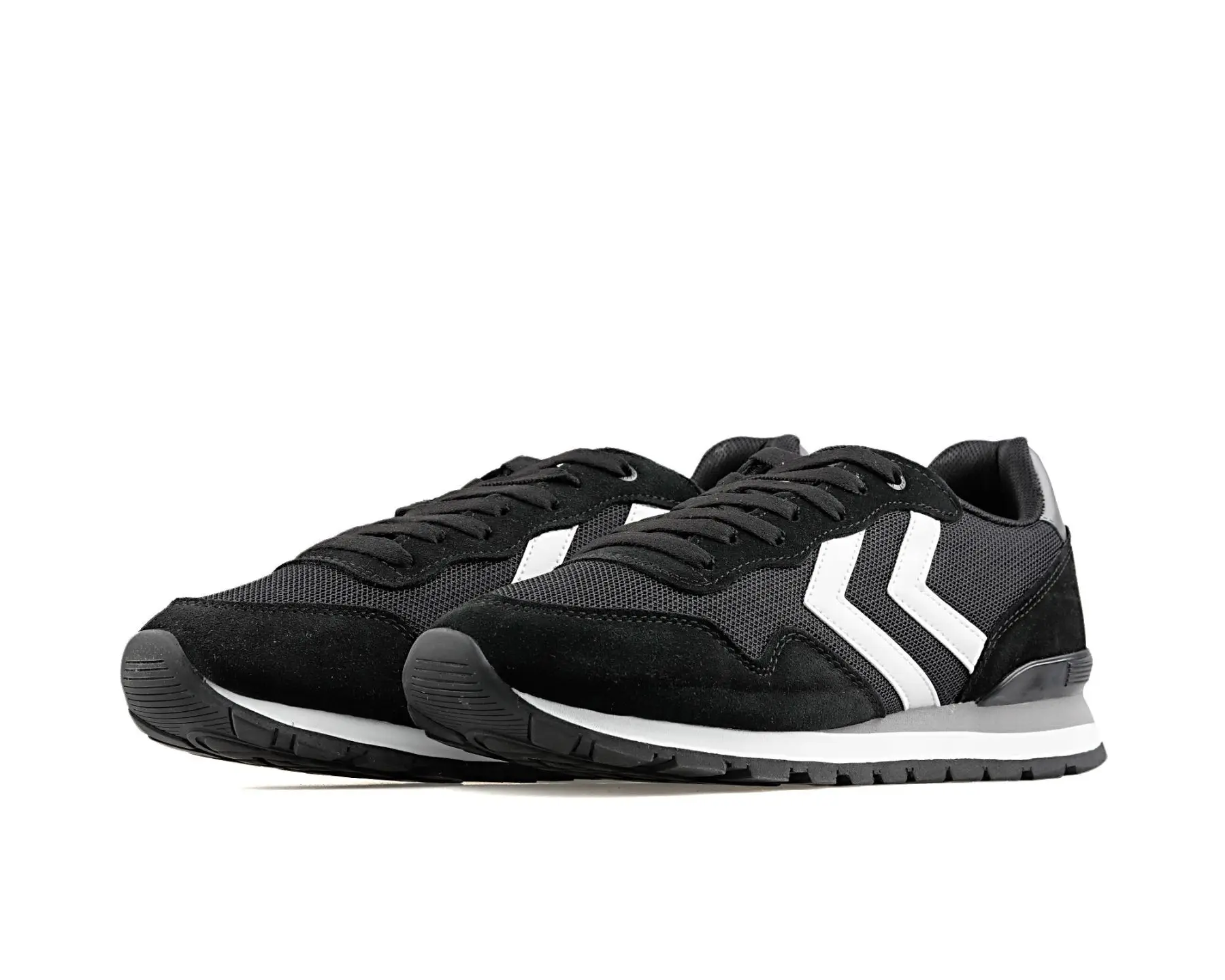 Hummel Original Unisex Sneakers Casual Sneakers Black Color Casual Walking Shoes Casual Men's and Women's Sneakers