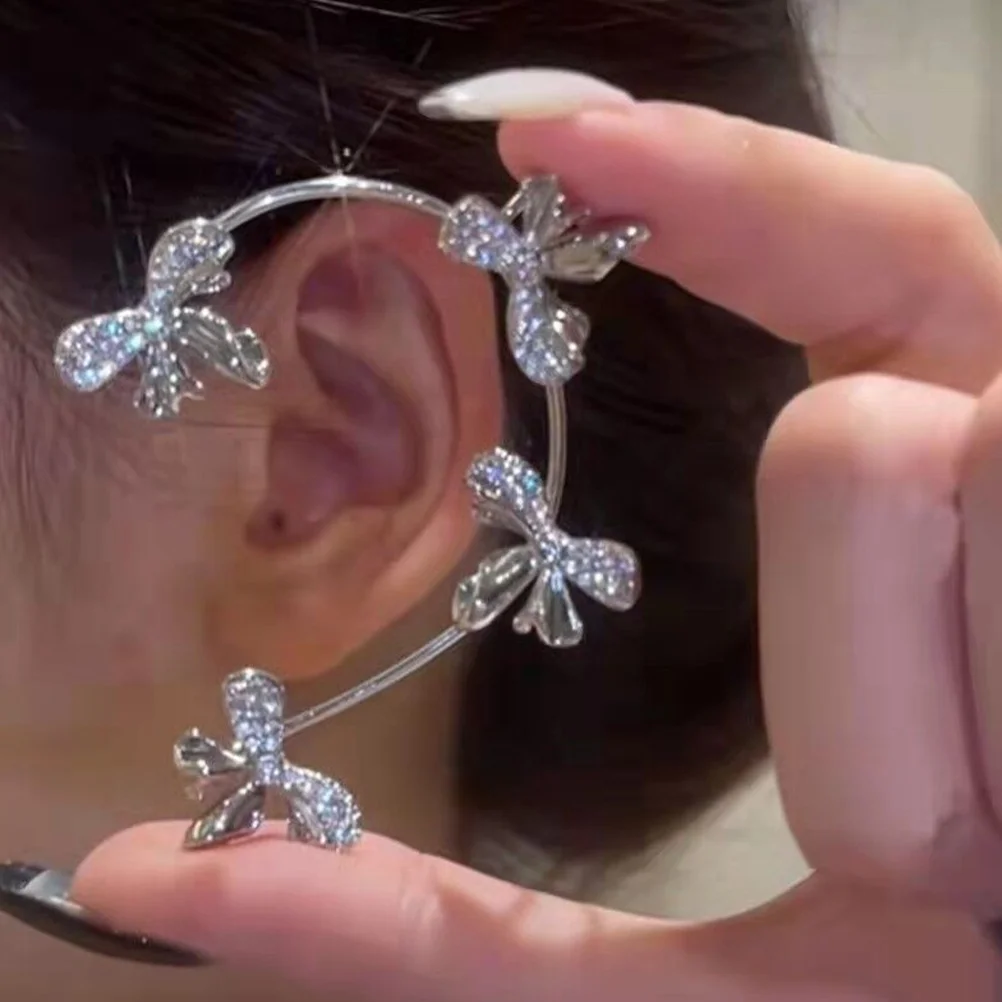 

Earpiece Female Earring Jewelries Women Earrings Elegant Clip Non- Jewelry Girl Clips