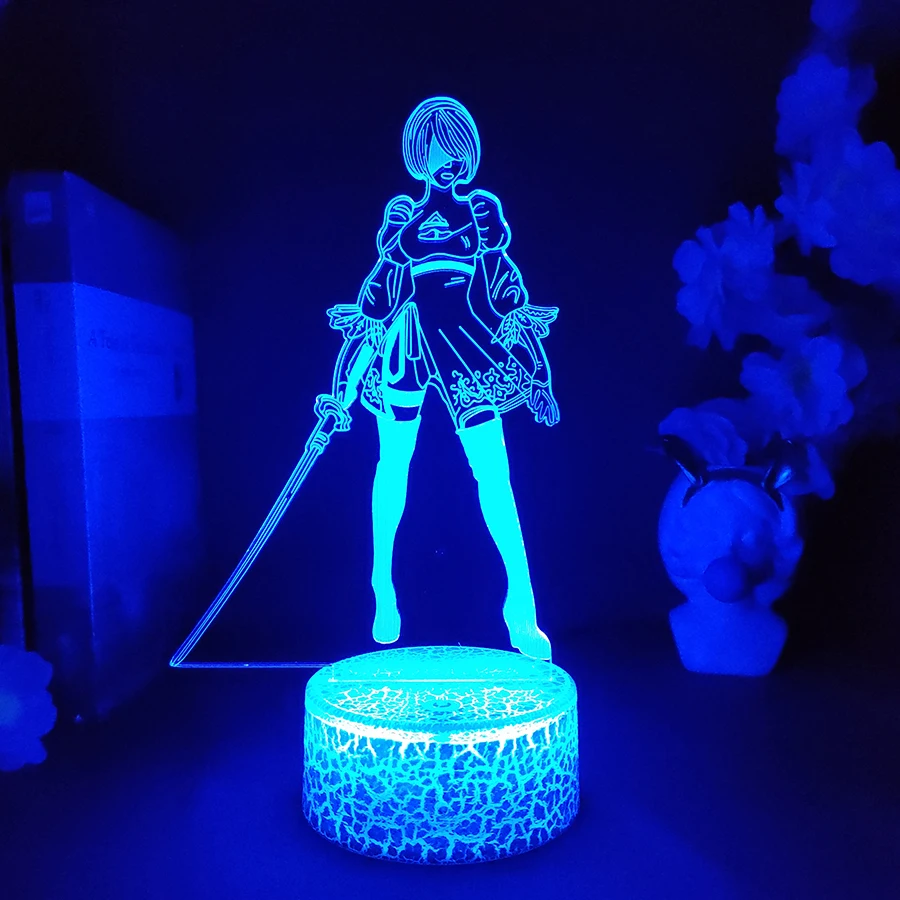 

NieR:Automata YoRHa 2B RGB лампа