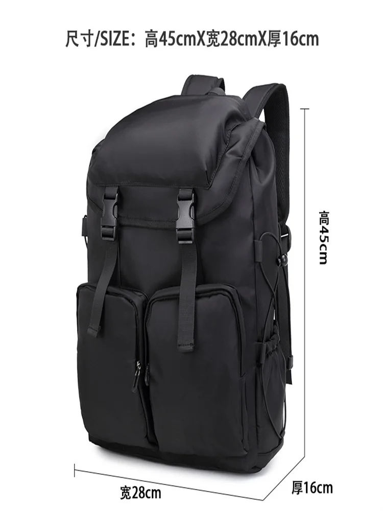 

Backpack Nylon Unisex Solid Softback Casual Fashion High-Capacity School Bag Travel Designer