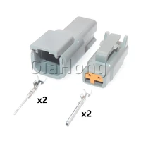 1 set 2 ways dtm04 2p dtm06 2s automotive wire cable waterproof adapter atm06 2s atm04 2p male plug female socket