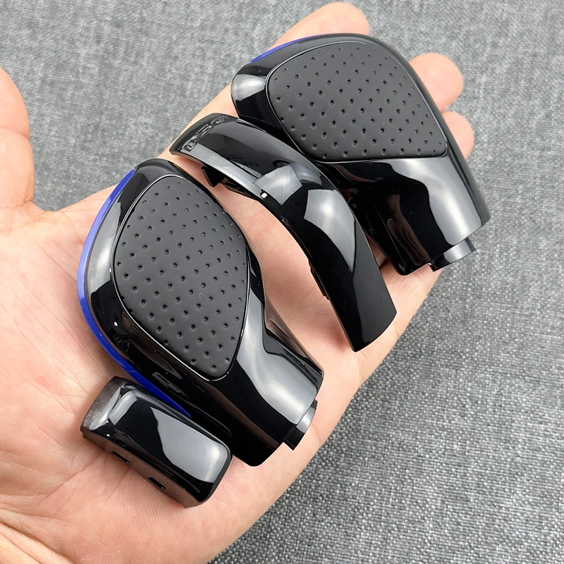 

DSG ручка переключения передач, боковая крышка, черная, хромированная, кожаная, углеродная, DSG ручка переключения передач для Vw Golf 6 7 R GTI Passat B8 CC R20 Jetta Mk6 GLI