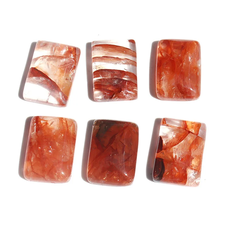 

1 шт. прямоугольный натуральный огненный кварц