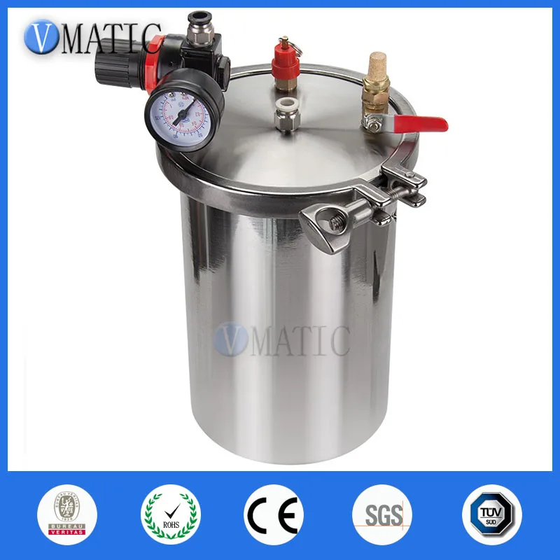 Пневматический резервуар высокого качества с зажимом из нержавеющей стали |