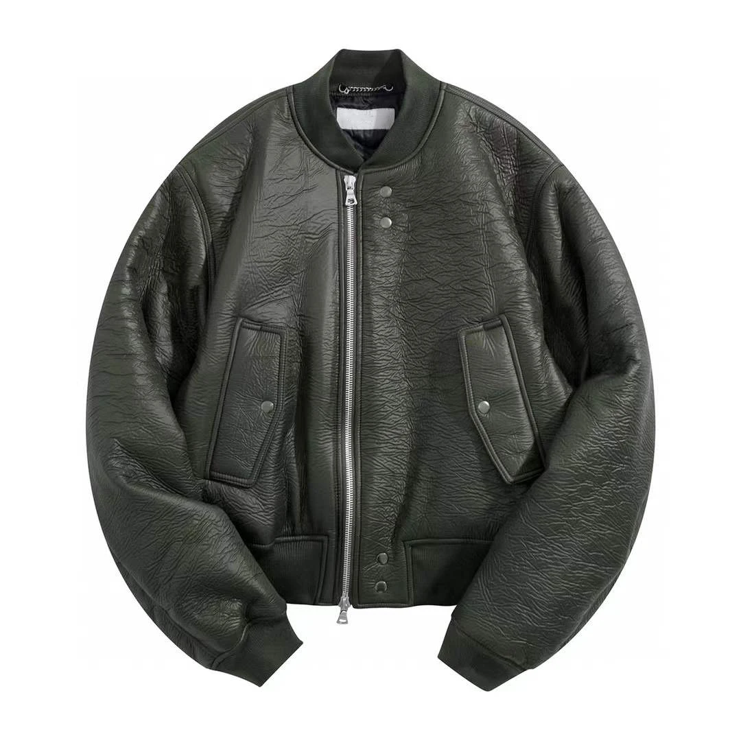 

Зеленая бейсбольная куртка NIGO на молнии Ngvp # nigo5378