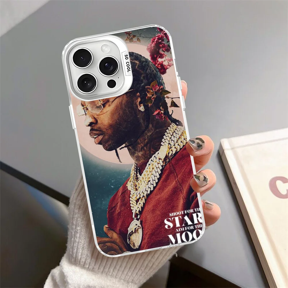 Фото Чехол для телефона Singer Pop Smoke для iPhone 16, 15, 14, 13, 12, 11 Pro Max X XR XSMAX, матовая противоударная задняя крышка №2