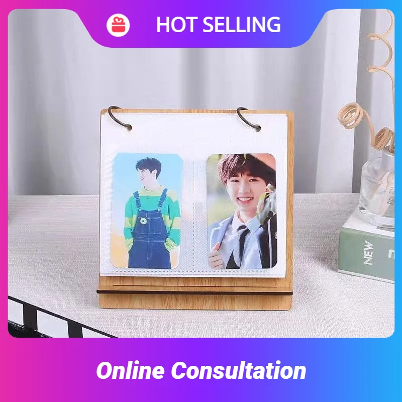 

3"/5"Desktop Calendar Photo Album photocard binder frame collect decor Instax mini album for cards Valentine's day memory book