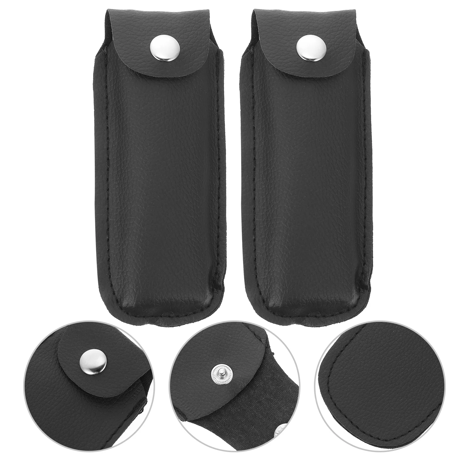 

2 Pcs Protector Harmonica Bag Sleeve Protectors Cover Imitation Prime Holder