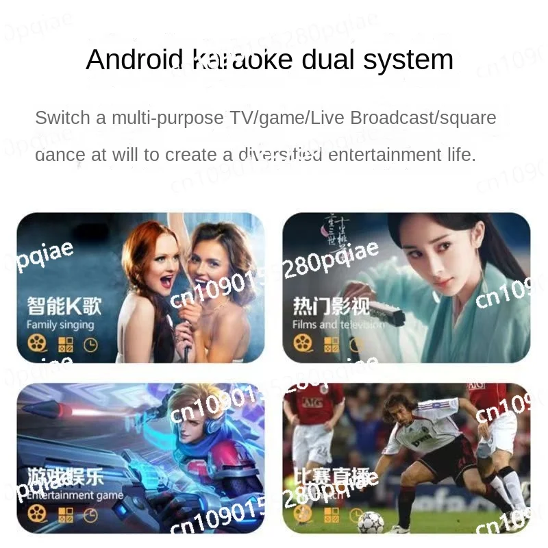 16 языков InAndon новый домашний звук K-TV полный комплект сенсорного экрана для