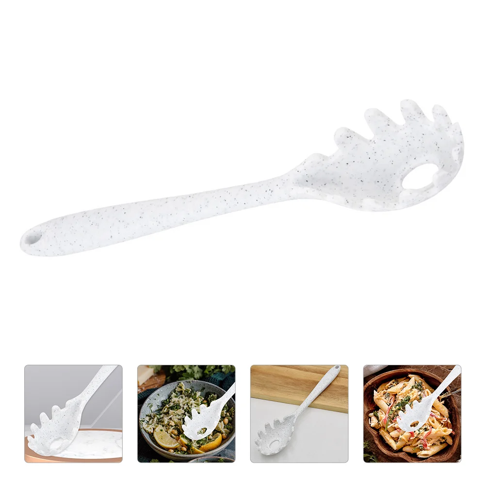 

Spoon Spaghetti Pasta Server Silicone Colander Noodle Strainer Cooking Serving Fork Slotted Spoons Ladle Forks Kitchen Tongs