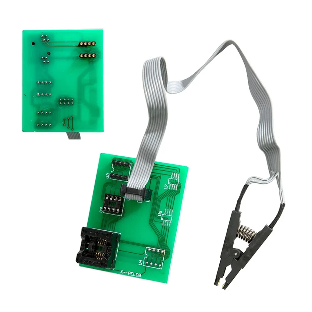 Адаптер платы EEPROM 8 Soic Clip для Xprog V5.60/V5.70/V5.84/V5.86/V6.12 UPA Green V1.3 Зеленый адаптер печатной