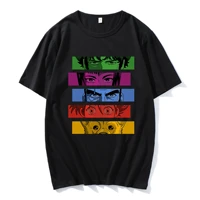 hipster streetwear 90s classic japanese anime movie cowboy bebop t shirt funny too good too bad tshirt men spring summer tops
