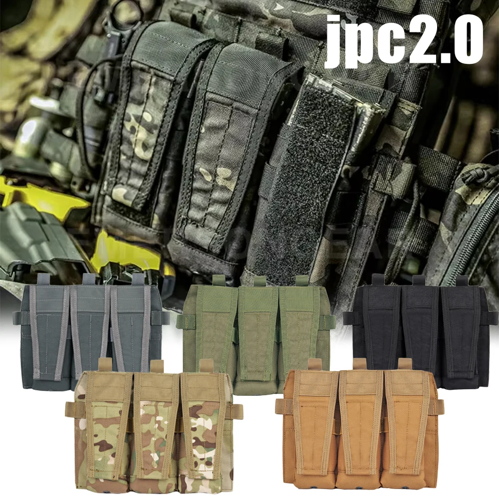 JPC2.0 передняя сумка для аксессуаров жилета 5.56 тактическое снаряжение аксессуары