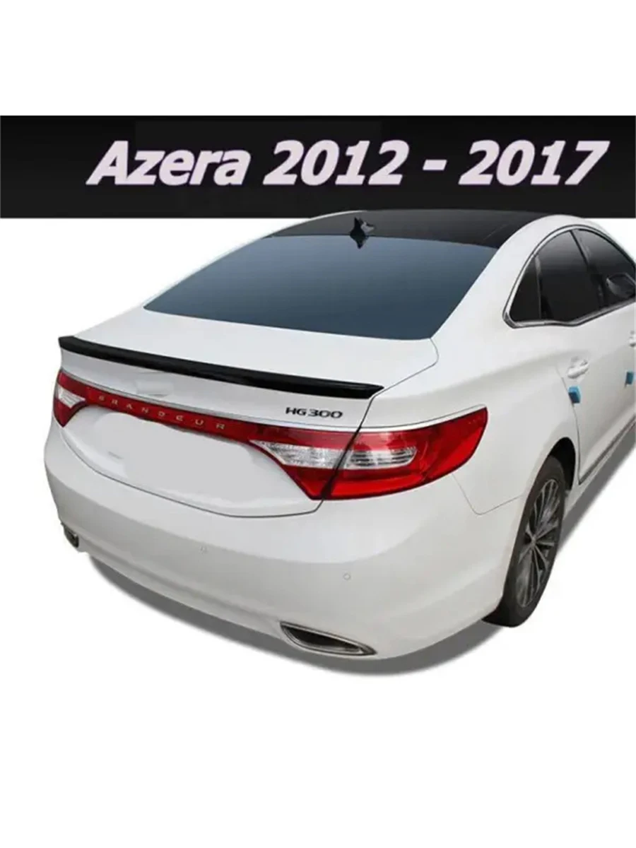 

Белый спойлер для Hyundai Grandeur/Azera, крыло багажника автомобиля, задний хвост, аксессуары для губ, комплект кузова