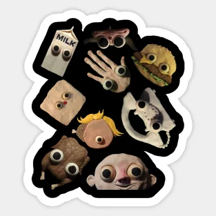 

Micropop 5PCS Stickers for Decor Bumper Anime Print Car Background Cute Water Bottles Window Wall Art Living Room Luggage