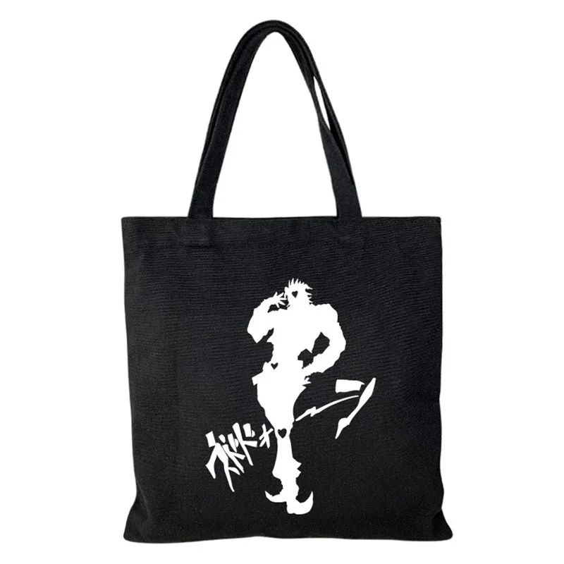 

Холщовая Сумка Джоджо «Невероятные приключения», Женский саквояж на плечо с мультяшным принтом Dio, модная Милая Фотосумка для покупок Jjba