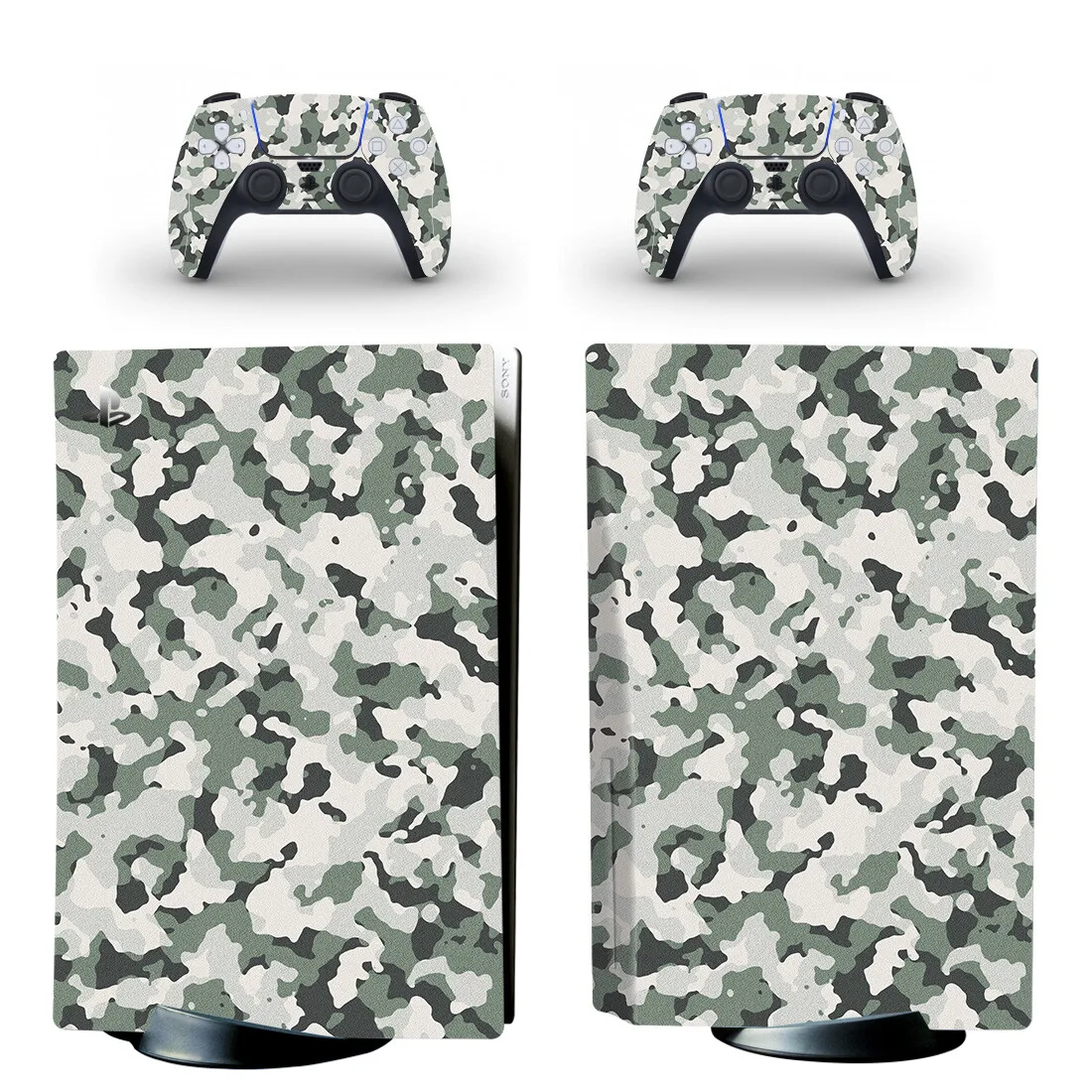 

Camo Color PS5 Standard Disc Skin Sticker Decal Cover for PlayStation 5 Console & Controller PS5 Disk Skins