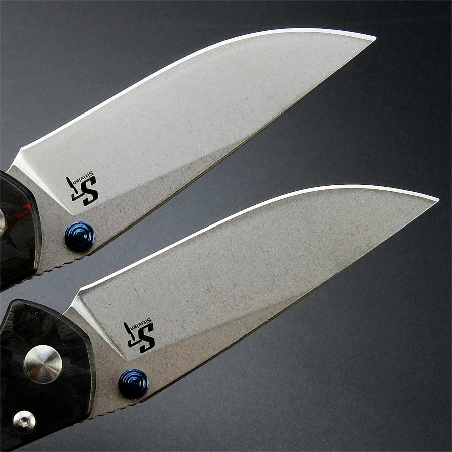 Sitivien ST8 EDC Складной нож K110 стальное лезвие ручка из углеродного волокна карманный