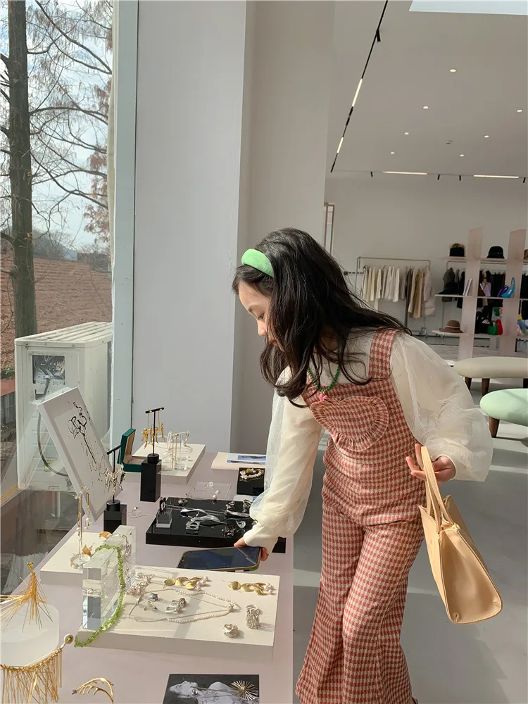 Весна 2022 детская одежда рубашка для девочек футболка ремешок влюбленных Детские